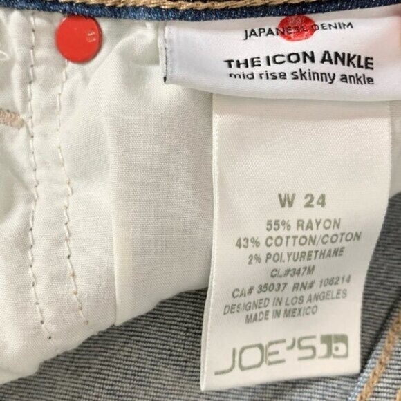 Revolve Joe's Jeans Skinny Jeans Icon Ankle Sonoe Denim dark wash blue - Picture 8 of 16